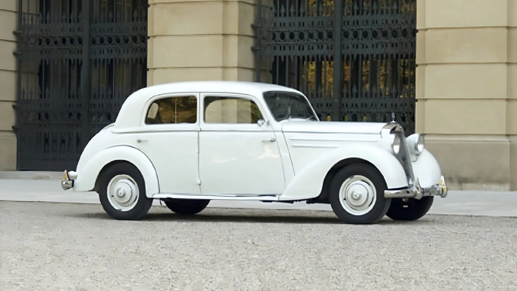 Klassischer Mercedes-Benz 170 S von 1949 für Hochzeiten und Touren